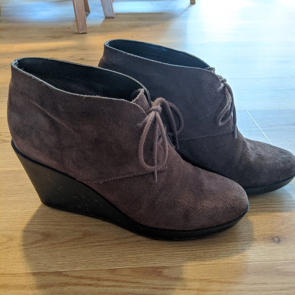 Cole Haan Wedge Bootie Brown - Air Britt Chukka